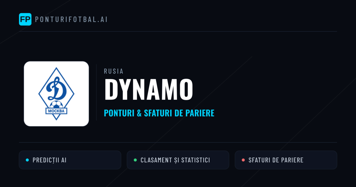 Dynamo Ponturi și statistici