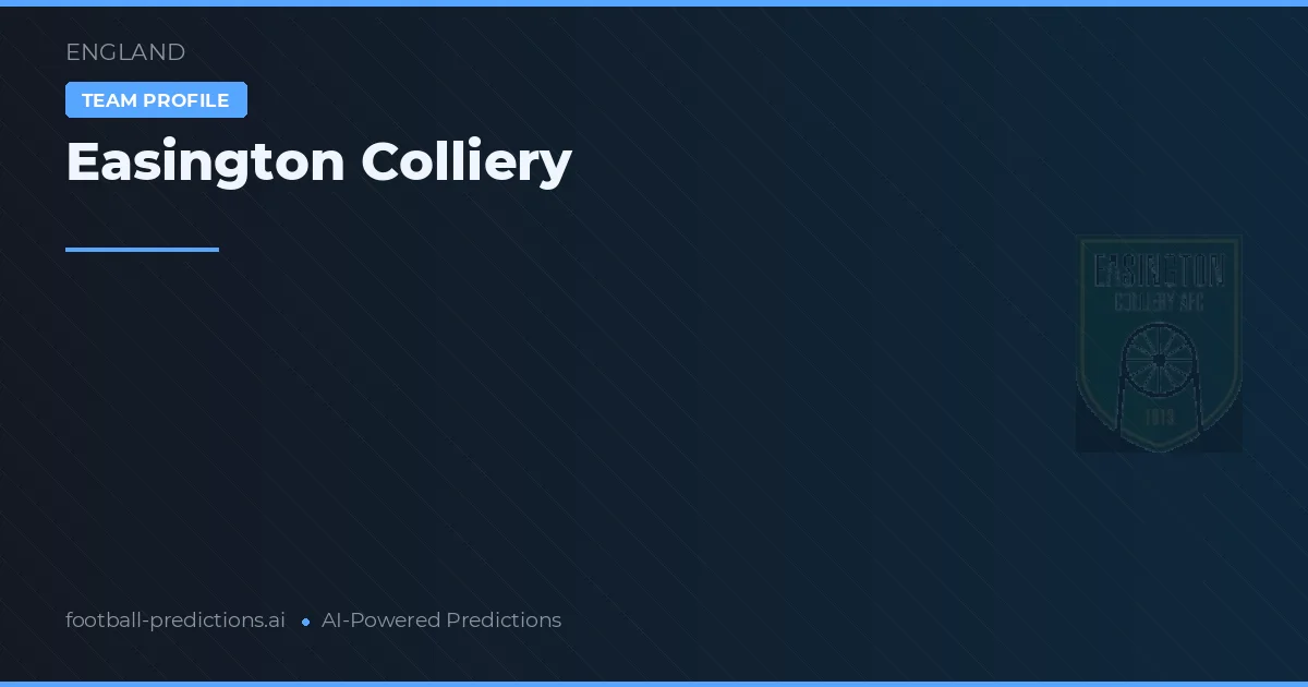 Easington Colliery Ponturi și statistici