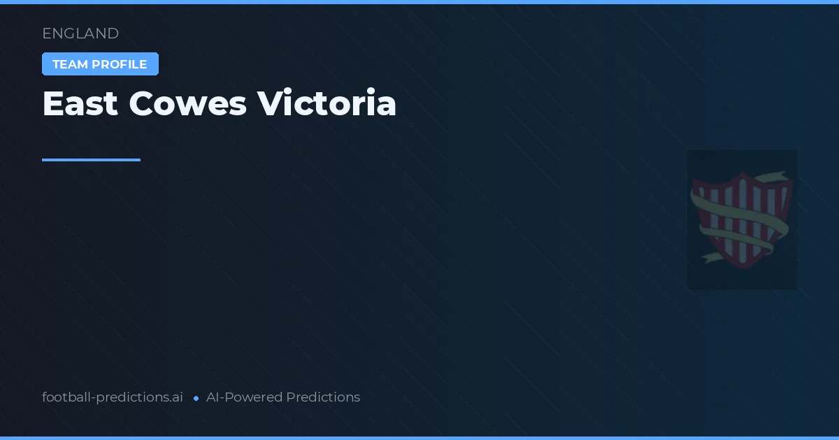 East Cowes Victoria Ponturi și statistici