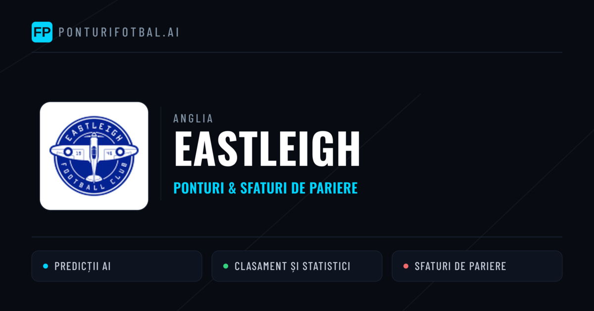 Eastleigh Ponturi și statistici