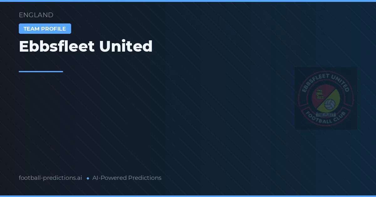 Ebbsfleet United Ponturi și statistici