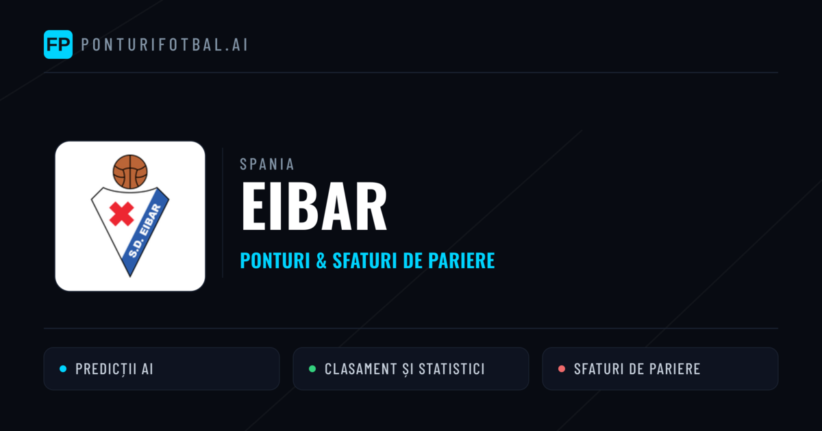 Eibar Ponturi și statistici