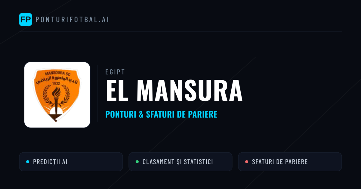 El Mansura Ponturi și statistici