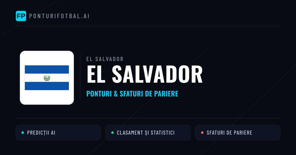 El Salvador Ponturi și statistici