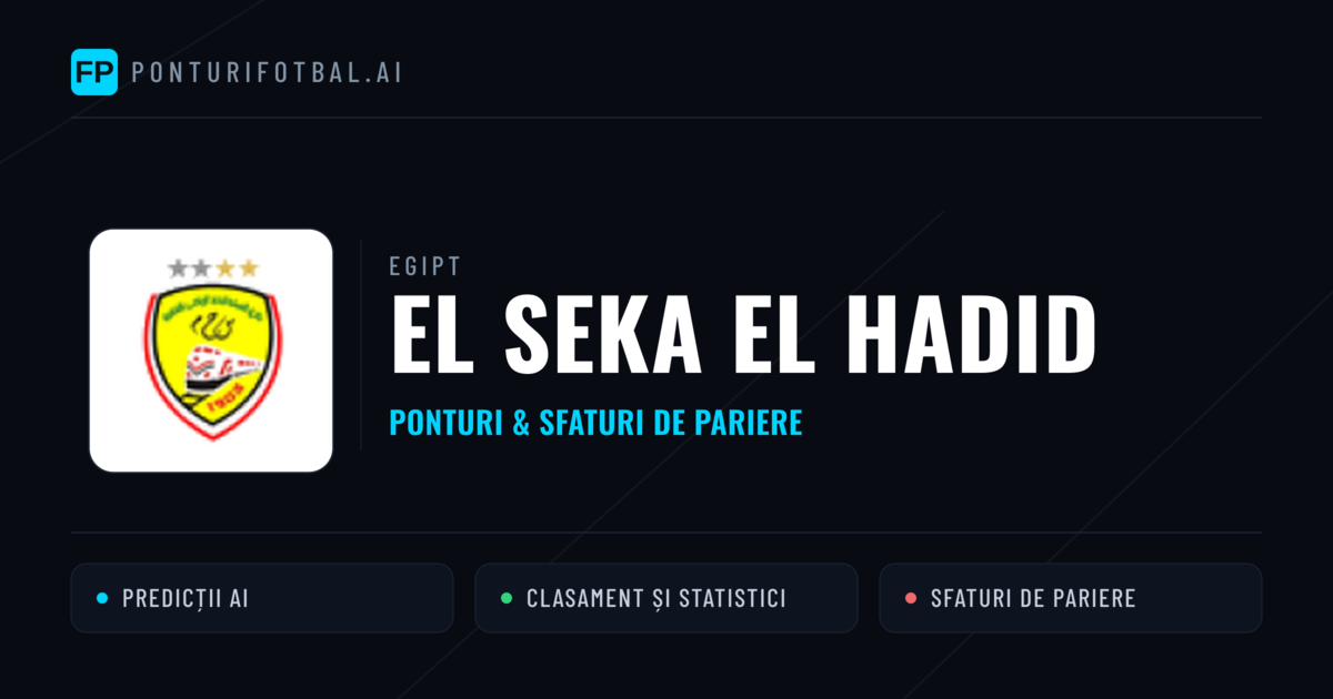 El Seka El Hadid Ponturi și statistici