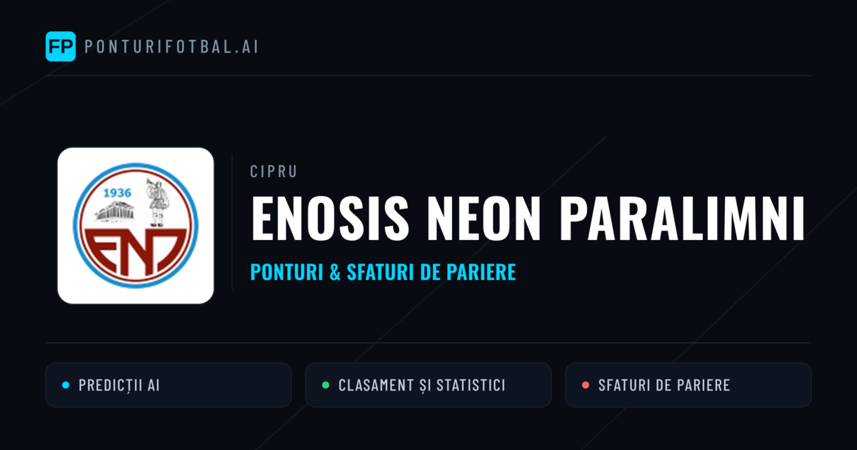 Enosis Neon Paralimni Ponturi și statistici