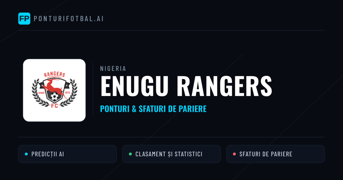 Enugu Rangers Ponturi și statistici