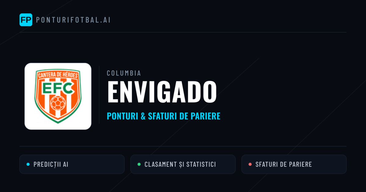 Envigado Ponturi și statistici