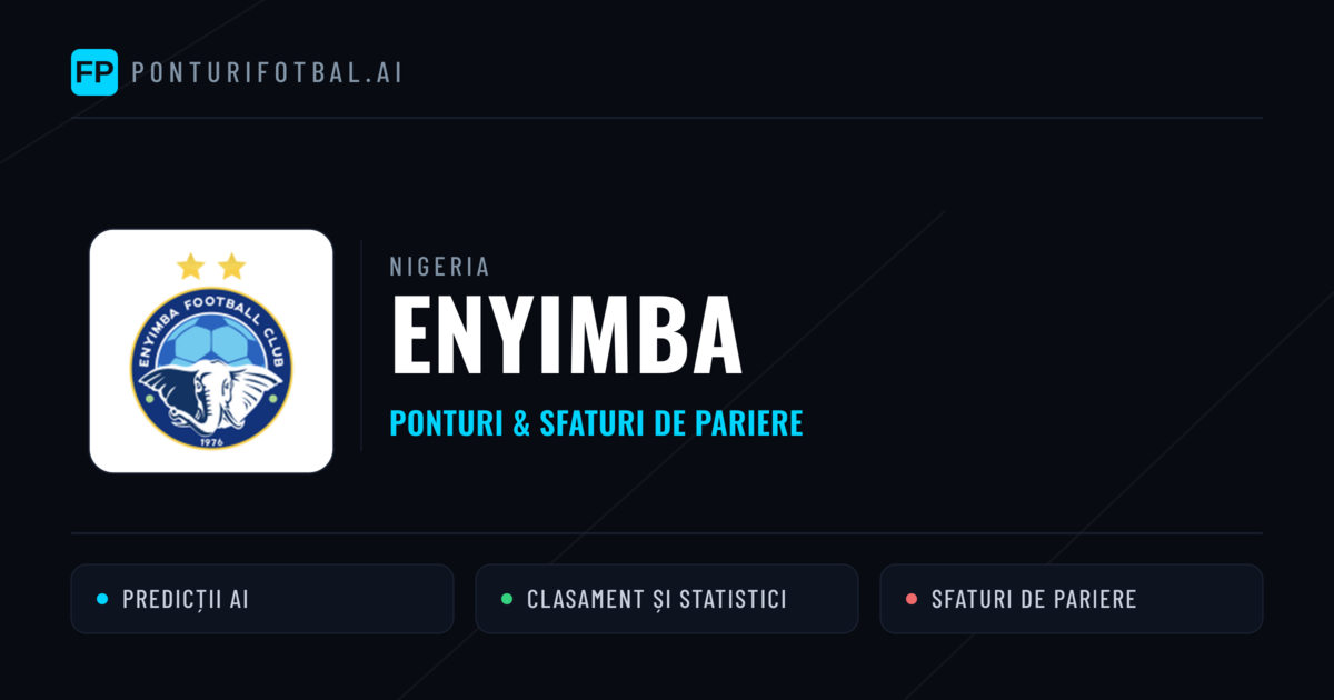 Enyimba Ponturi și statistici