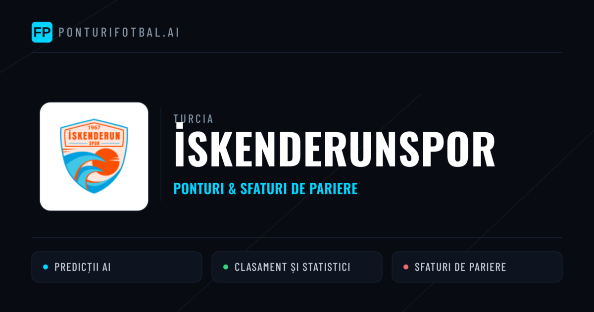 İskenderunspor Ponturi și statistici