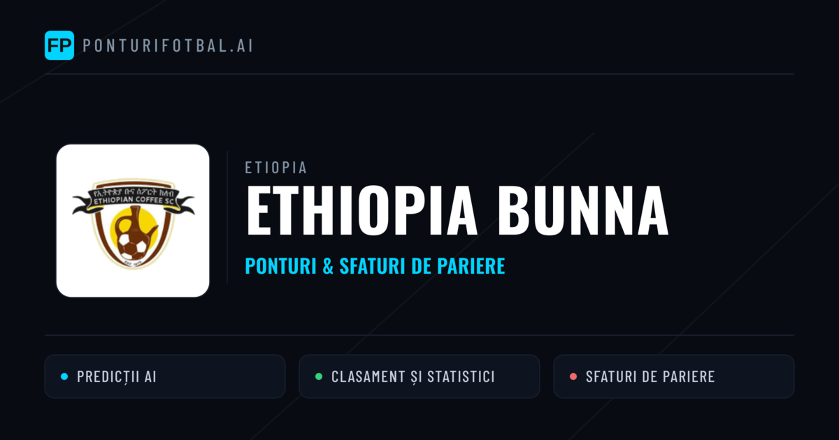 Ethiopia Bunna Ponturi și statistici