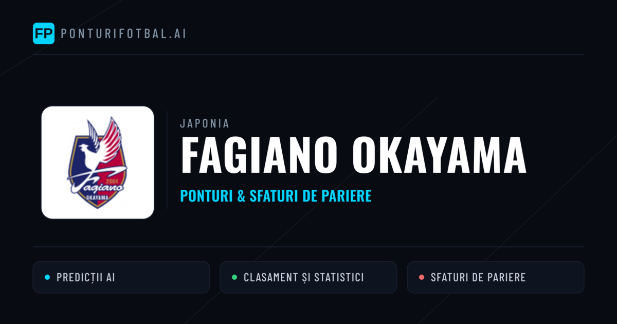 Fagiano Okayama Ponturi și statistici