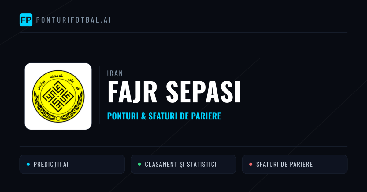 Fajr Sepasi Ponturi și statistici