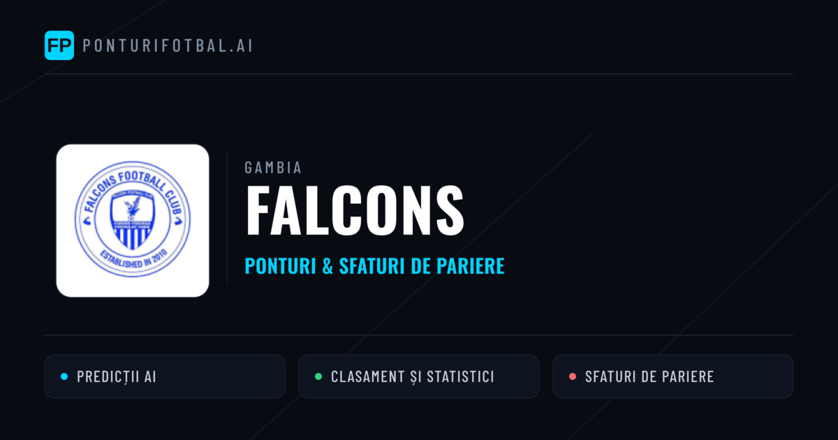 Falcons Ponturi și statistici