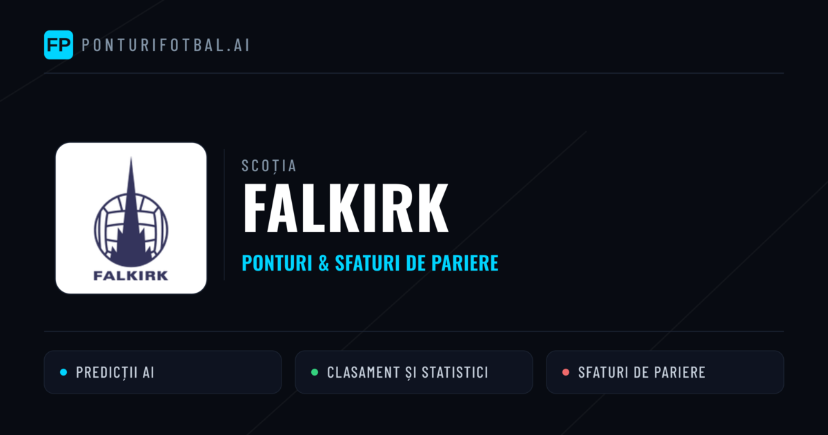 Falkirk Ponturi și statistici