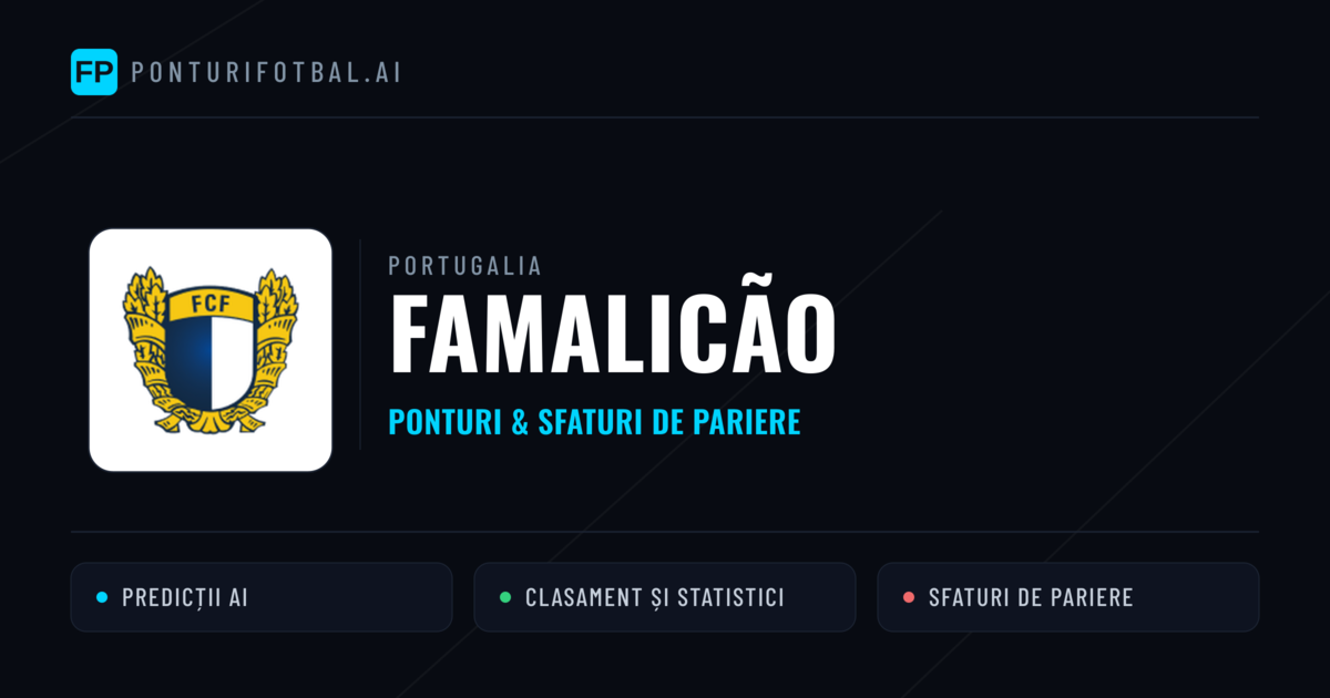 Famalicão Ponturi și statistici