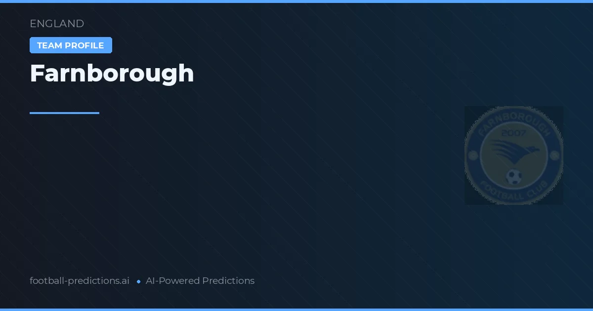 Farnborough Ponturi și statistici