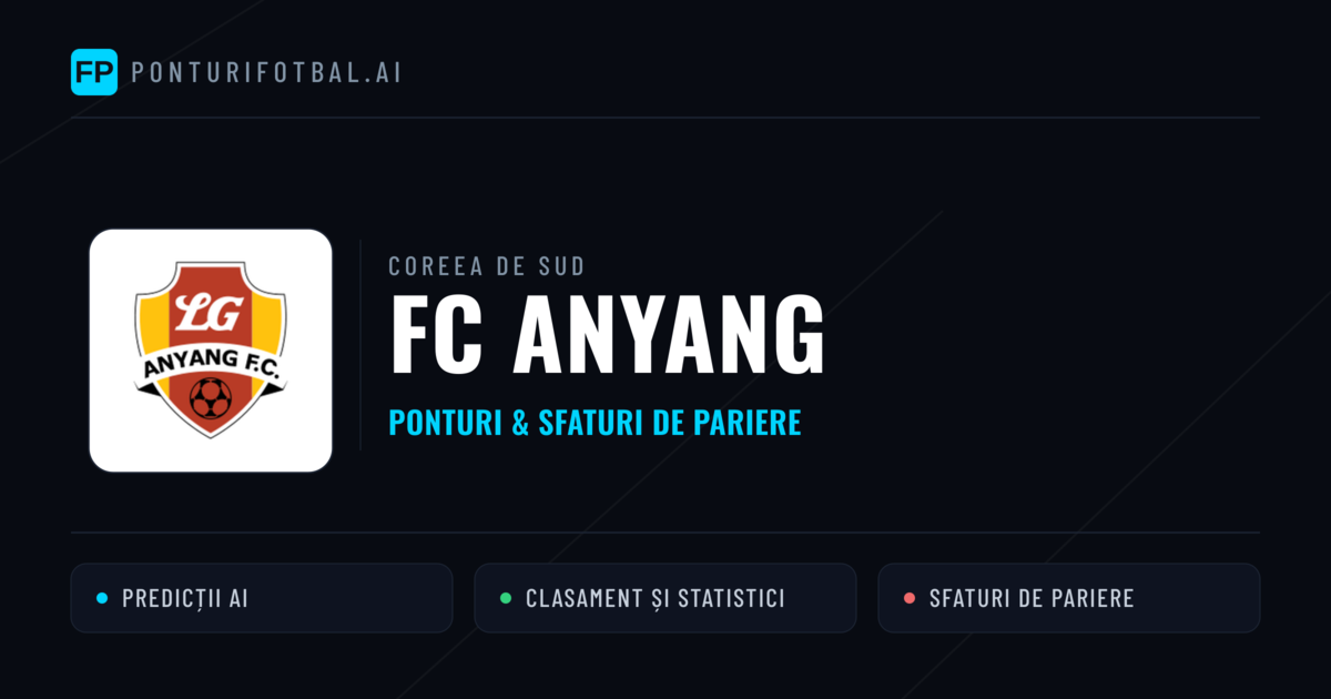 FC Anyang Ponturi și statistici