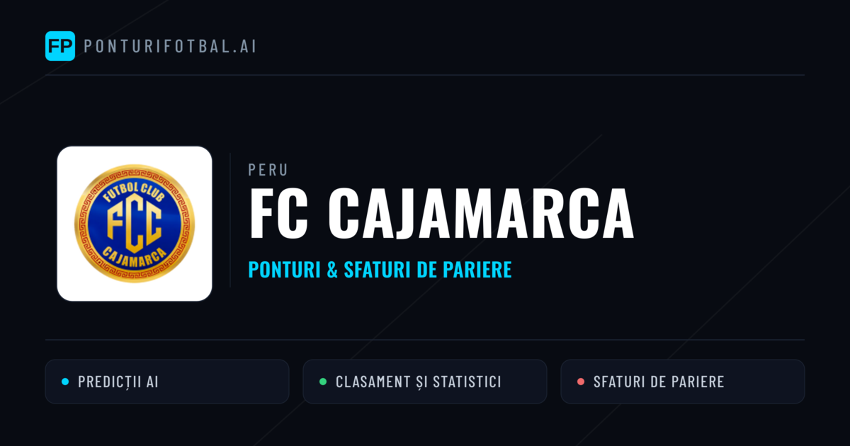 FC Cajamarca Ponturi și statistici