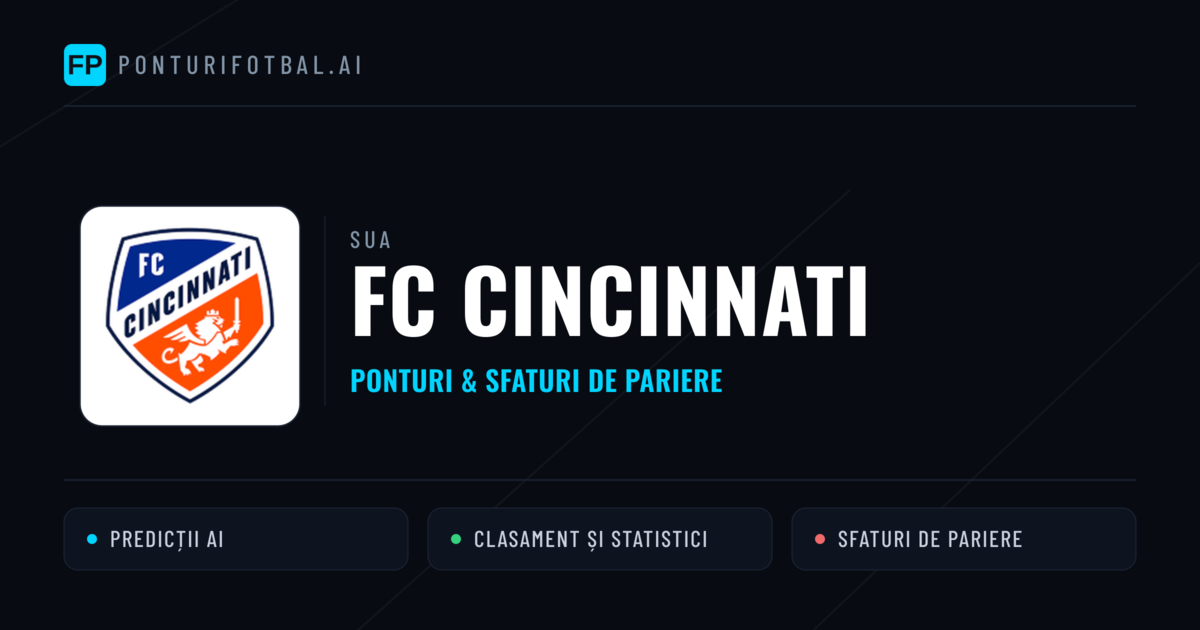 FC Cincinnati Ponturi și statistici