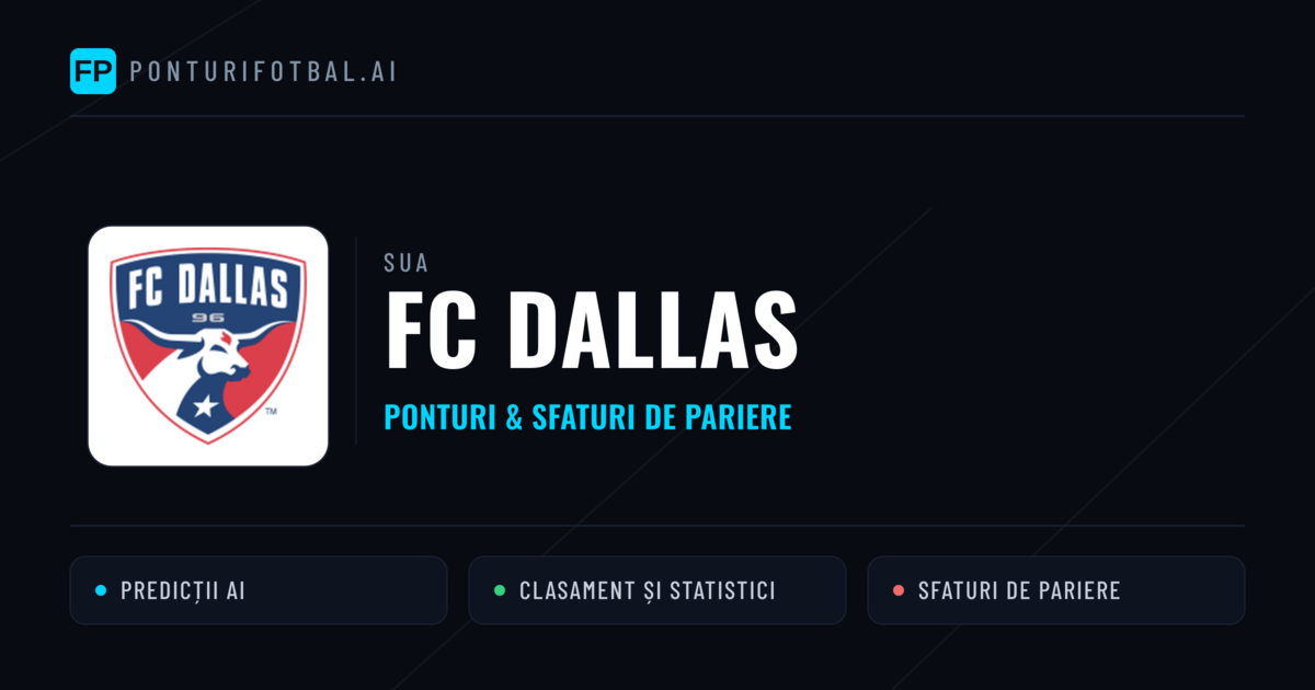 FC Dallas Ponturi și statistici
