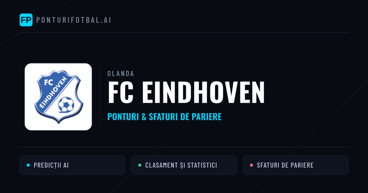FC Eindhoven Ponturi și statistici
