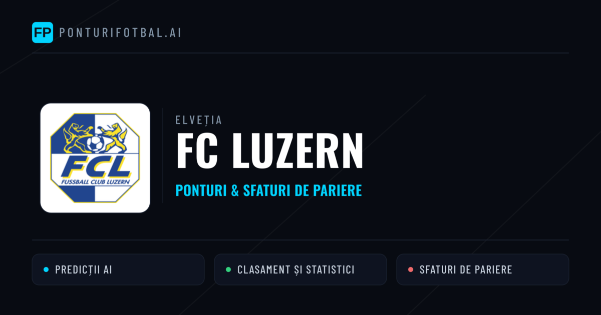 FC Luzern Ponturi și statistici