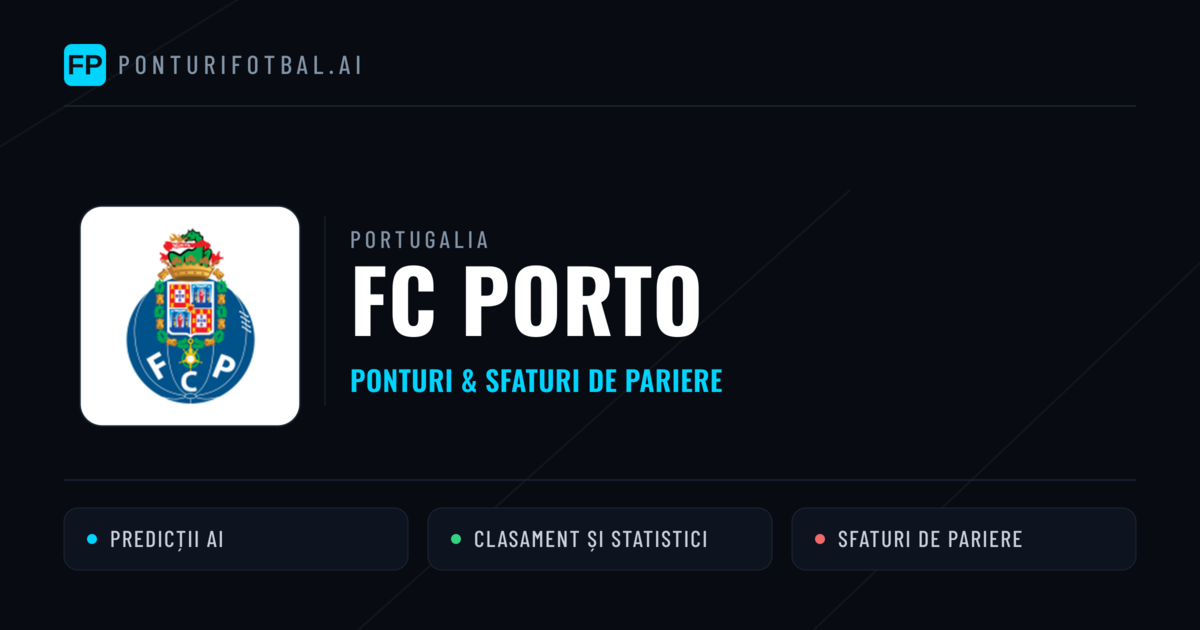 FC Porto Ponturi și statistici