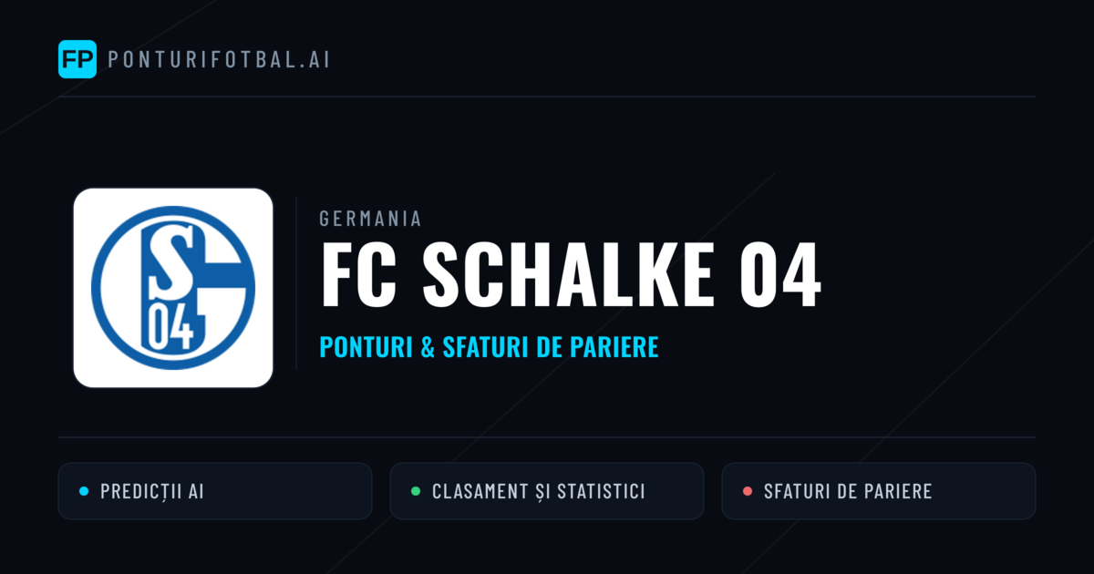 FC Schalke 04 Ponturi și statistici