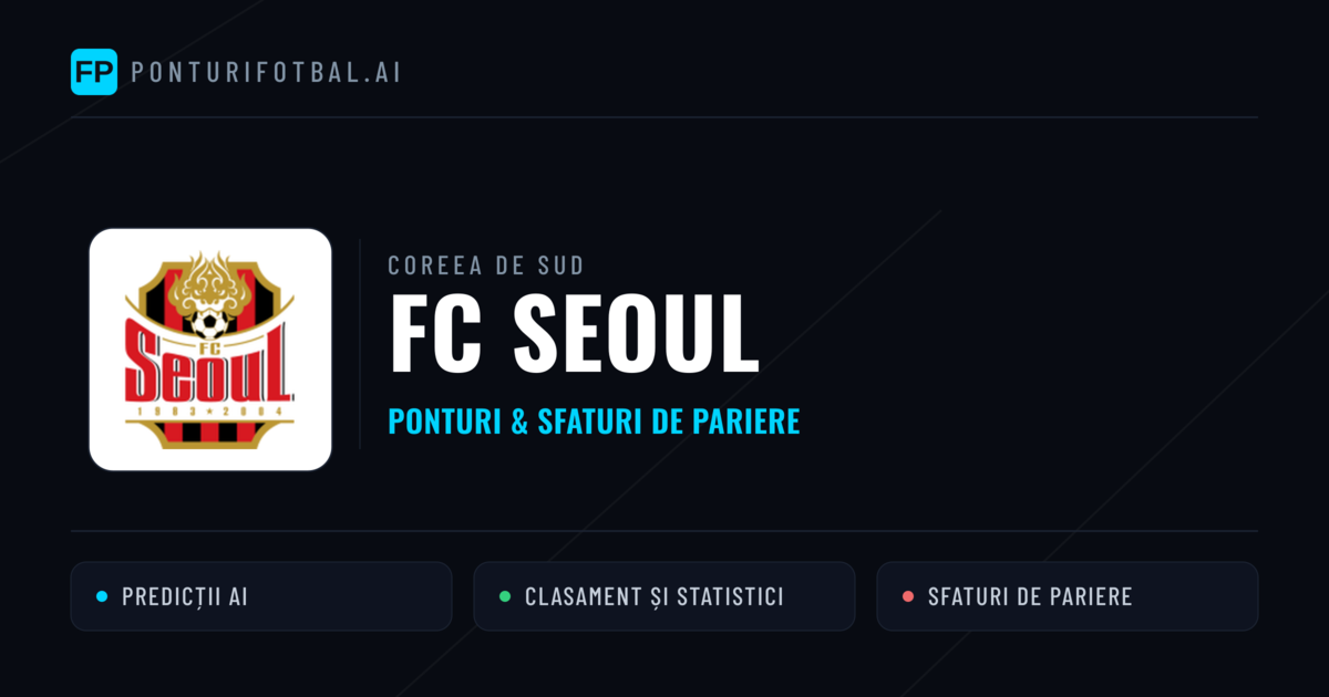 FC Seoul Ponturi și statistici
