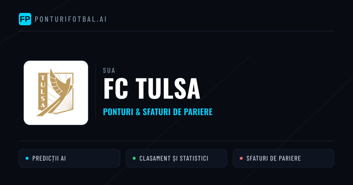 FC Tulsa Ponturi și statistici