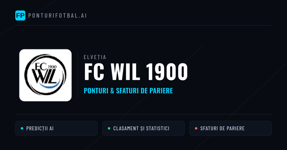 FC WIL 1900 Ponturi și statistici