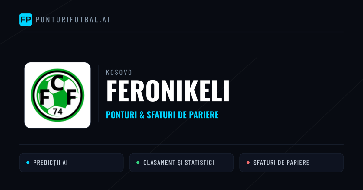 Feronikeli Ponturi și statistici
