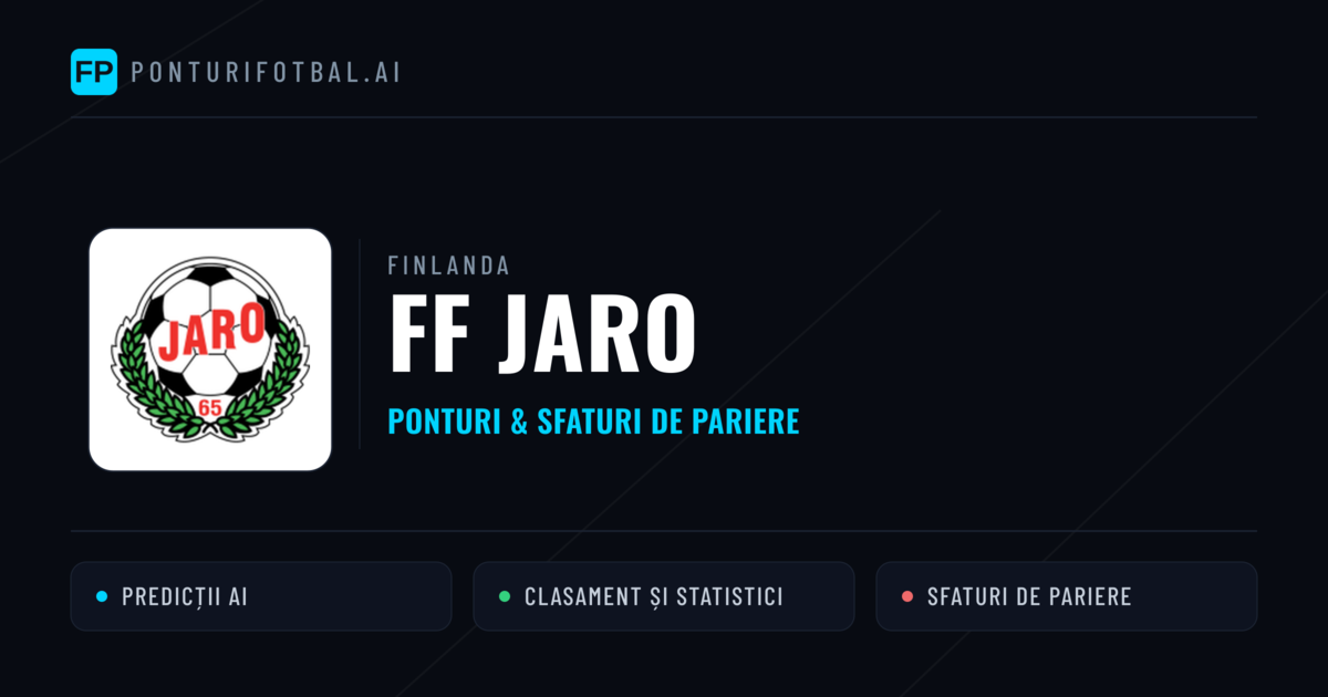 FF Jaro Ponturi și statistici