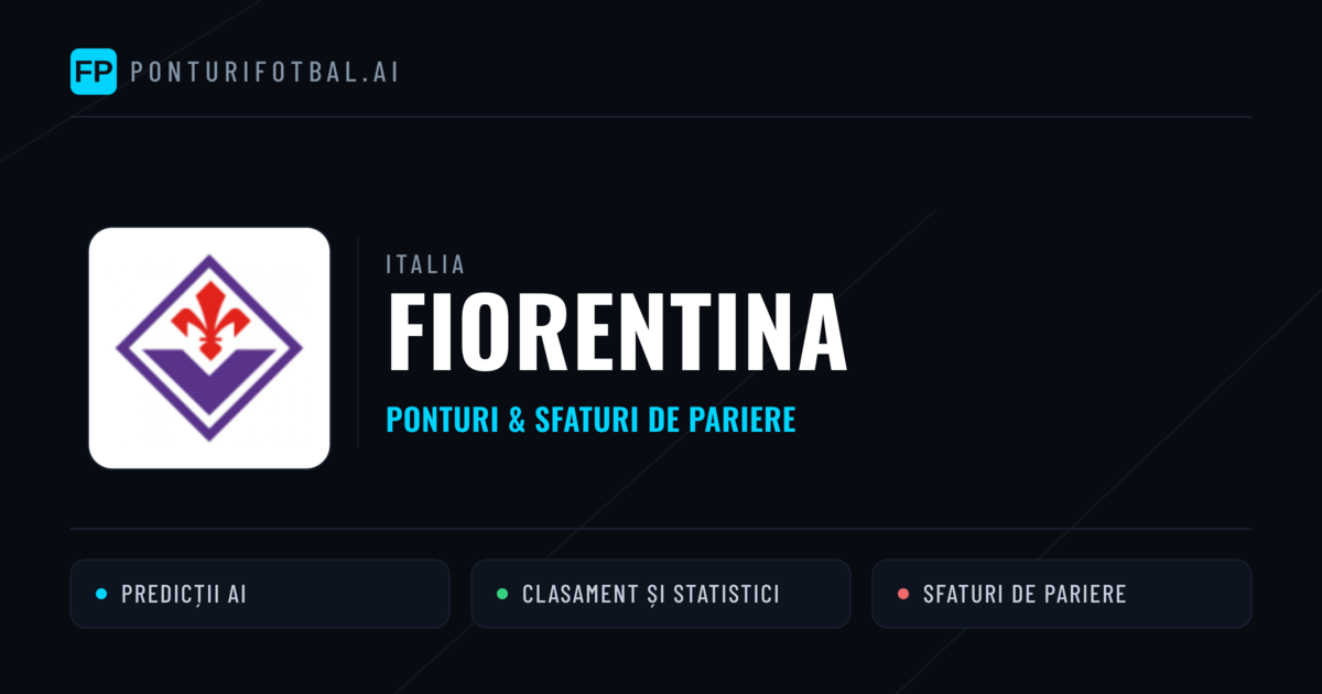 Fiorentina Ponturi și statistici