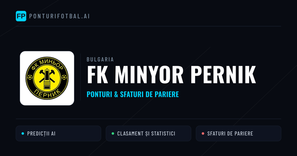 FK Minyor Pernik Ponturi și statistici
