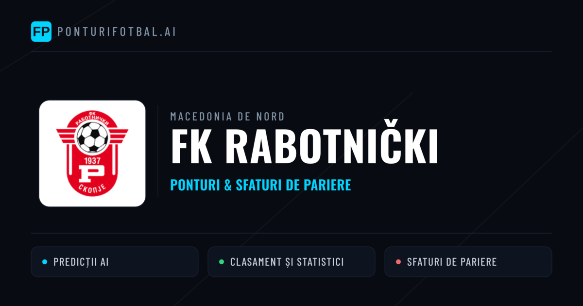 FK Rabotnički Ponturi și statistici