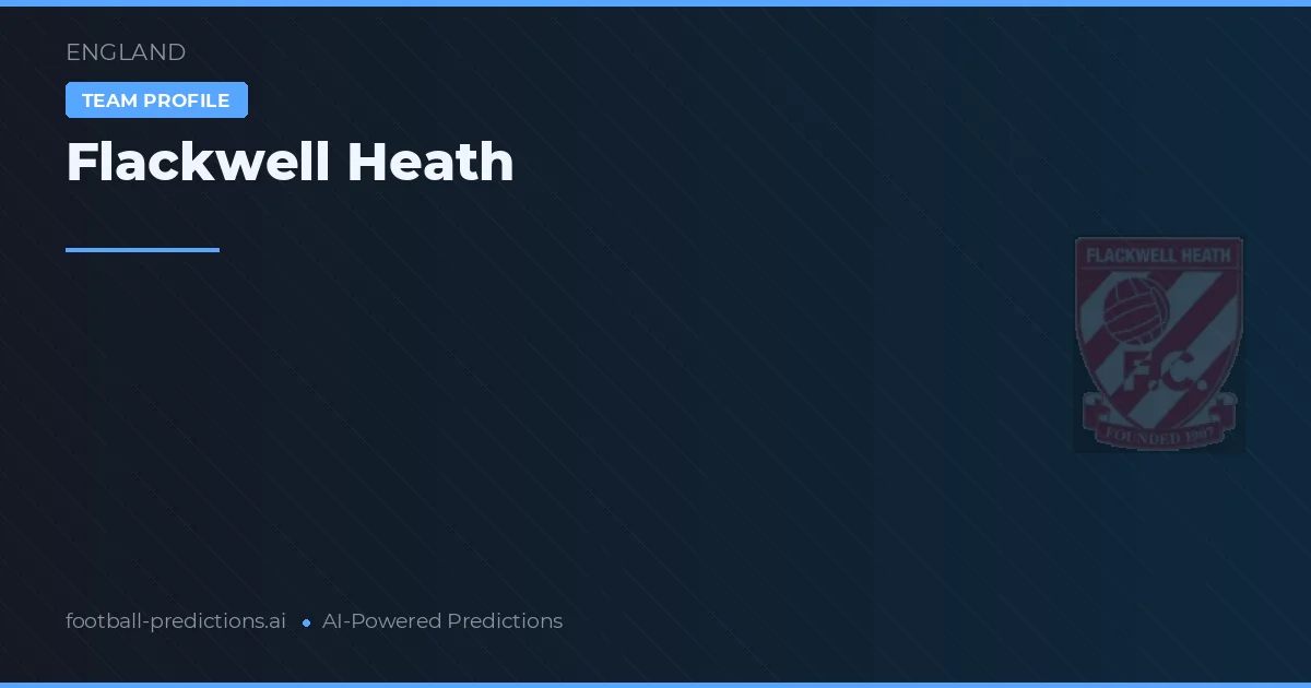Flackwell Heath Ponturi și statistici