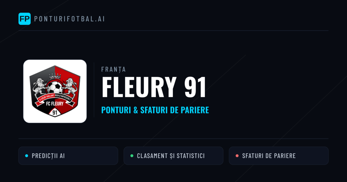 Fleury 91 Ponturi și statistici