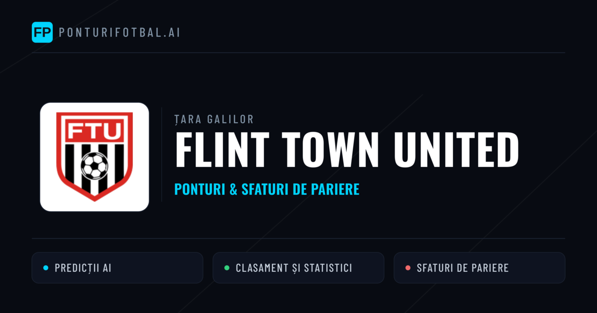 Flint Town United Ponturi și statistici