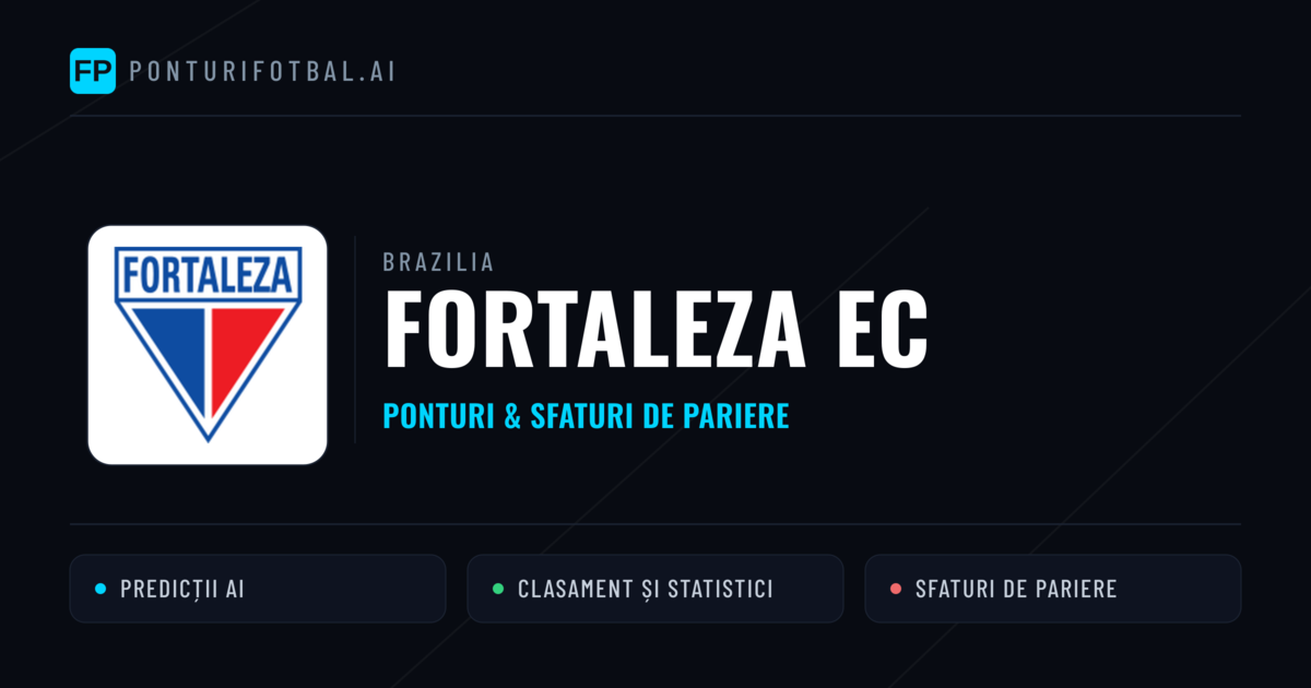 Fortaleza EC Ponturi și statistici
