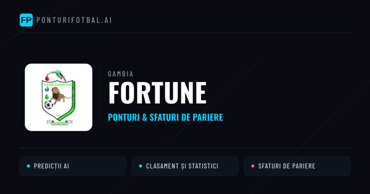 Fortune Ponturi și statistici