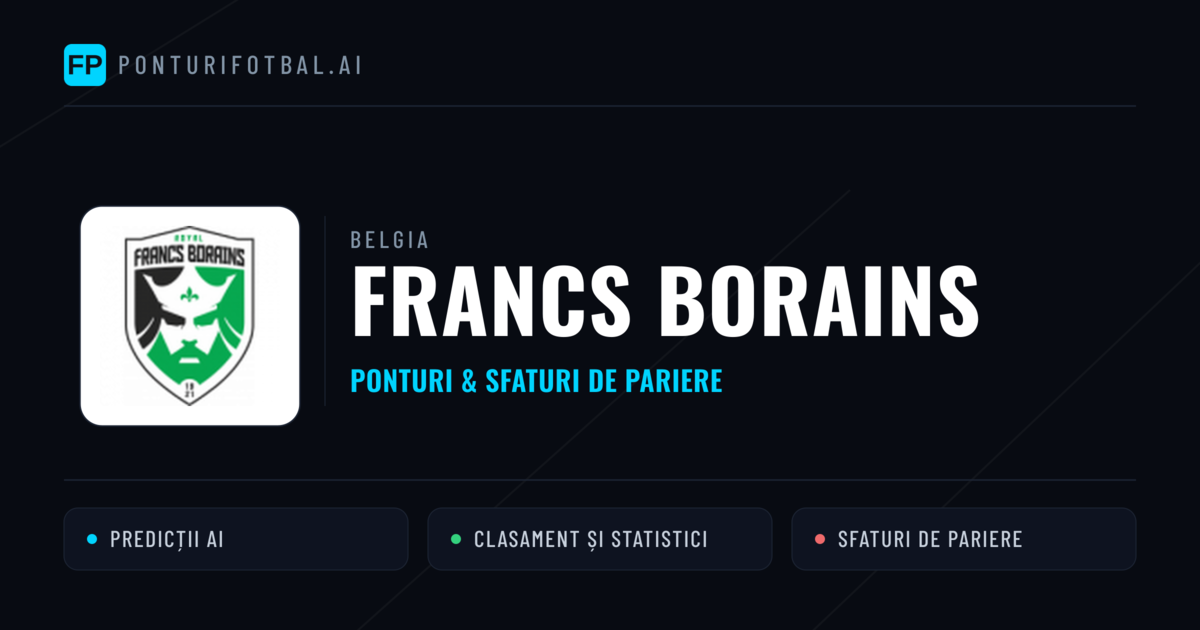 Francs Borains Ponturi și statistici