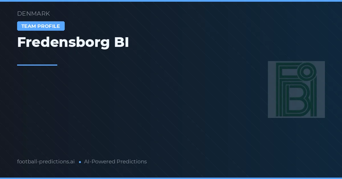 Fredensborg BI Ponturi și statistici