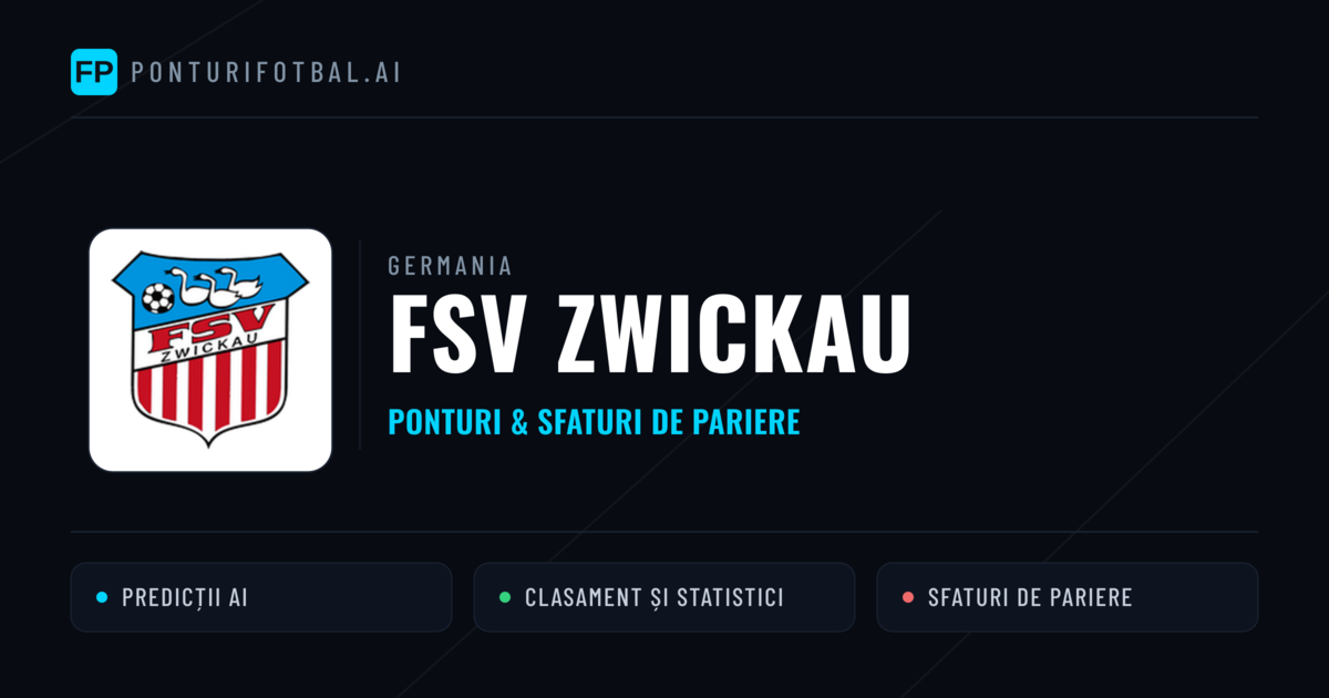 FSV Zwickau Ponturi și statistici