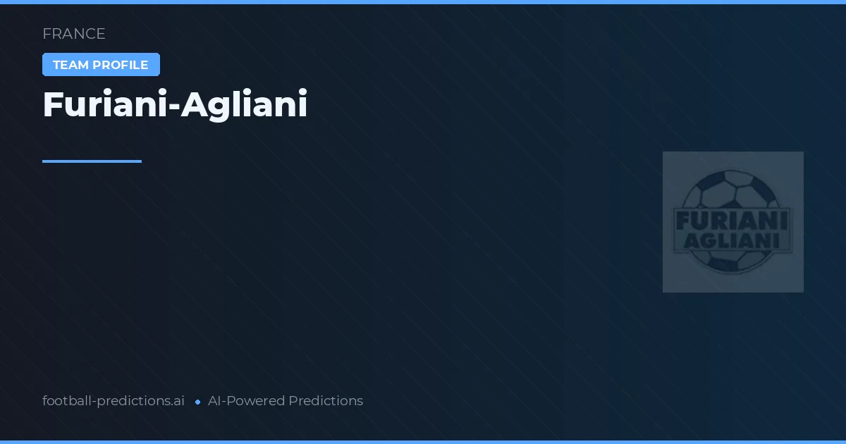 Furiani-Agliani Ponturi și statistici