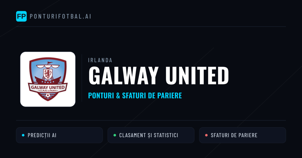 Galway United Ponturi și statistici