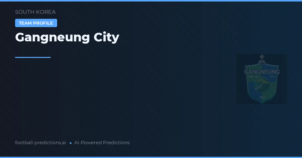 Gangneung City Ponturi și statistici