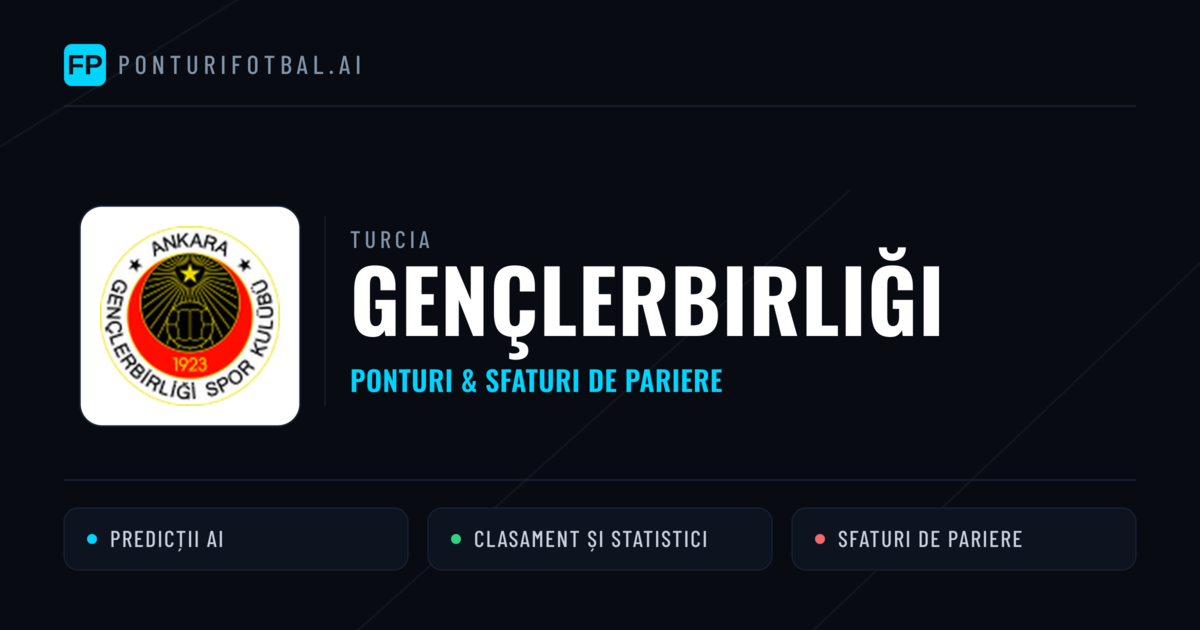 Gençlerbirliği Ponturi și statistici