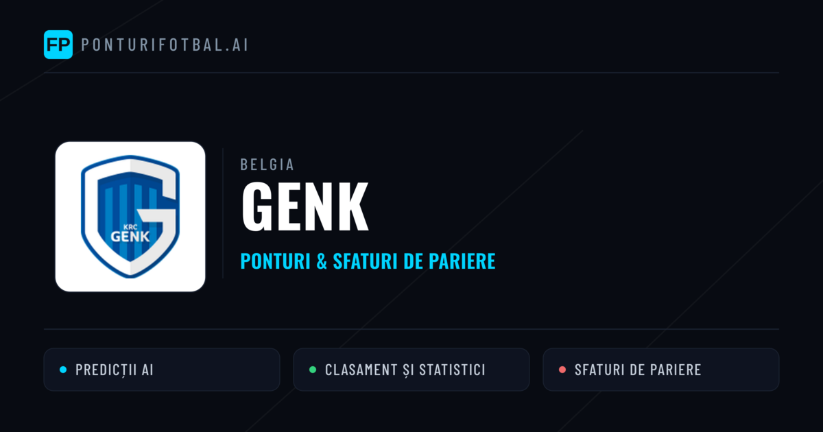 Genk Ponturi și statistici